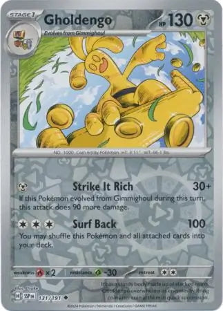 Surging Sparks Gholdengo #131/191 reverse holo